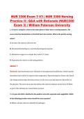 NUR 3300 Exam 3 V1&ndash;V3 &vert; NUR 3300 Nursing Practice II &vert; William Paterson University &vert; Q&A with Rationale &lpar;NUR3300 Exam 3&rpar;