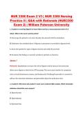 NUR 3300 Exam 2 V1&ndash;V3 &vert; NUR 3300 Nursing Practice II &vert; William Paterson University &vert; Q&A with Rationale &lpar;NUR3300 Exam 2&rpar;