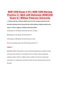 NUR 3300 Exam 4 V1&ndash;V3 &vert; NUR 3300 Nursing Practice II &vert; William Paterson University &vert; Q&A with Rationale &lpar;NUR3300 Exam 4&rpar;
