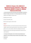 NUR 6111 Exam 3 V1&ndash;V3 &vert; NUR 6111 Advanced Practice Nursing I &vert; William Paterson University &vert; Q&A with Rationale &lpar;NUR6111 Exam 3&rpar;