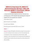 NUR 6111 Final Exam V1&ndash;V3 &vert; NUR 6111 Advanced Practice Nursing I &vert; William Paterson University &vert; Q&A with Rationale &lpar;NUR6111 Final Exam&rpar;