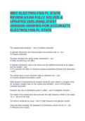 IBEC ELECTROLYSIS FL STATE REVIEW EXAM FULLY SOLVED & UPDATED 2025-2026&lpar;LATEST VERSION VERIFIED FOR ACCURACY&rpar; ELECTROLYSIS FL STATE&NewLine;&NewLine;&NewLine;