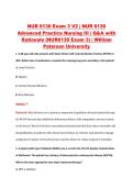 NUR 6130 Exam 3 V1&ndash;V3 &vert; NUR 6130 Advanced Practice Nursing III &vert; William Paterson University &vert; Q&A with Rationale &lpar;NUR6130 Exam 3&rpar;