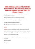 NURS 251 Module 4 Exam V1&ndash;V3 &vert; NURS 251 Module 4 Exam &ndash; Pharmacology &vert; Portage &vert; Q&A with Rationale &lpar;Portage NURS 251 Module 4 Exam&rpar;