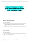 NCOA KNOWLEDGE QUESTIONS WITH CORRECT ANSWERS