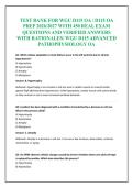 TEST BANK FOR WGU D115 OA &sol; D115 OA PREP 2026&sol;2027 WITH 450 REAL EXAM QUESTIONS AND VERIFIED ANSWERS WITH RATIONALES&sol; WGU D115 ADVANCED PATHOPHYSIOLOGY OA&NewLine;