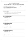 RMA REGISTERED MEDICAL ASSISTANT 2026 COMPLETE EXAM QUESTIONS AND ANSWERS 100&percnt; VERIFIED A&plus; GRADE ASSURED&excl;&excl;&excl;&excl;&excl; NEW LATEST UPDATE&excl;&excl;&excl;&excl;&excl;