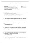 RMA REGISTERED MEDICAL ASSISTANT 2026 COMPLETE EXAM QUESTIONS AND ANSWERS 100&percnt; VERIFIED A&plus; GRADE ASSURED&excl;&excl;&excl;&excl;&excl; NEW LATEST UPDATE&excl;&excl;&excl;&excl;&excl;