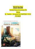TEST BANK For Advanced Financial Accounting 13th Edition By Theodore Christensen&vert; Verified Chapter's 1 - 20 &vert; Complete&NewLine;