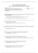 WGU C459 ANATOMY AND PHYSIOLOGY 2026 COMPLETE EXAM QUESTIONS AND ANSWERS 100&percnt; VERIFIED A&plus; GRADE ASSURED&excl;&excl;&excl;&excl;&excl; NEW LATEST UPDATE&excl;&excl;&excl;&excl;&excl;