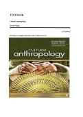 Cultural Anthropology 13th Edition by Serena Nanda Test Bank &vert; Questions & Verified Answers &vert; Complete Exam Prep Study Guide
