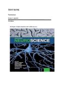 Neuroscience 7th Edition Test Bank Questions & Answers &vert; Dale Purves&comma; George J&period; Augustine&comma; David Fitzpatrick&comma; William C&period; Hall&comma; Anthony-Samuel LaMantia&comma; Leonard E&period; White & David B&period; McNamara &vert; Complete Chapter-by-Chapter Exam Prep Study Guide