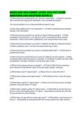 MARYLAND MVA PERMIT LATEST 2026 TEST PAPER QUESTIONS AND SOLUTIONS RATED A&period;pdf