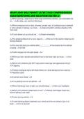 MARYLAND MVA PERMIT LATEST 2026 COMPREHENSIVE EXAM QUESTIONS AND SOLUTIONS RATED A&period;pdf&NewLine;&NewLine;1