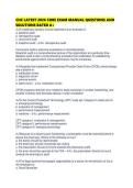 CHC LATEST 2026 CORE EXAM MANUAL QUESTIONS AND SOLUTIONS RATED A&period;pdf