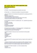 CHC LATEST 2026 TEST PAPER QUESTIONS AND SOLUTIONS RATED A&period;pdf