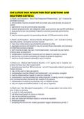 CHC LATEST 2026 EVALUATION TEST QUESTIONS AND SOLUTIONS RATED A&period;pdf