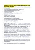 CHC LATEST 2026 ACTUAL FINAL EXAM QUESTIONS AND SOLUTIONS RATED A&period;pdf