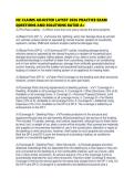 NC CLAIMS ADJUSTER LATEST 2026 PRACTICE EXAM QUESTIONS AND SOLUTIONS RATED A&period;pdf