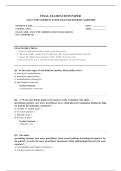 ANCC FNP CERTIFICATION 2026  65&plus;  COMPLETE EXAM QUESTIONS AND ANSWERS 100&percnt; VERIFIED A&plus; GRADE ASSURED&excl;&excl;&excl;&excl;&excl; NEW LATEST UPDATE&excl;&excl;&excl;&excl;&excl;