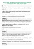 COSC 604 QUIZ&colon; PROETHICA&colon; THE PROFESSIONAL EDUCATOR AND THE SCHOOL &vert; WITH COMPLETE SOLUTIONS