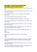 UTA FAMILY 3 LATEST 2026 PRACTICE EXAM QUESTIONS AND SOLUTIONS RATED A&period;pdf