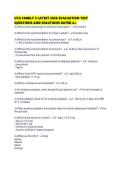 UTA FAMILY 3 LATEST 2026 EVALUATION TEST QUESTIONS AND SOLUTIONS RATED A&period;pdf