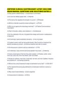 CERTIFIED CLINICAL ELECTROLOGIST LATEST 2026 CORE EXAM MANUAL QUESTIONS AND SOLUTIONS