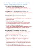 EPIC CLN 251&sol;252 PRACTICE QUESTIONS AND ANSWERS &lpar;VERIFIED AND WELL DETAILED ANSWER&rpar; LATEST UPDATE 2025&sol;2026 