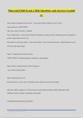 Maternal&sol;Child Exam 2 2026 Questions and Answers Graded&NewLine;A&plus;