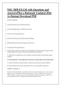 NSG 3850 EXAM with Questions and &NewLine;Answers&sol;Plus a Rationale Updated 2026 &NewLine;A&plus;&sol;Instant Download PDF 
