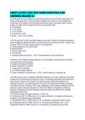 ABSITE LATEST 2026 TEST EXAM QUESTIONS AND ANSWERS GRADED A&period;pdf
