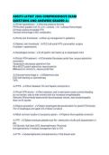 ABSITE LATEST 2026 COMPREHENSIVE EXAM QUESTIONS AND ANSWERS GRADED A&period;pdf