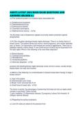 ABSITE LATEST 2026 MAIN EXAM QUESTIONS AND ANSWERS GRADED A&period;pdf