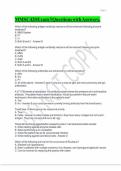 MMSC420 Exam 3 Verified Questions with Answers-2026-2027 Update&period;