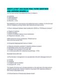 ABSITE LATEST 2026 EXAM FINAL PAPER QUESTIONS AND ANSWERS GRADED A&period;pdf