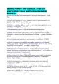 GEORGIA PROPERTY AND CASUALTY LATEST 2026 COMPREHENSIVE EXAM QUESTIONS AND