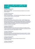 GEORGIA PROPERTY AND CASUALTY LATEST 2026 ACTUAL FINAL PAPER QUESTIONS AND ANSWERS