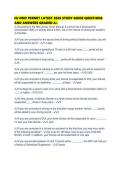 NJ DMV PERMIT LATEST 2026 STUDY GUIDE QUESTIONS AND ANSWERS GRADED A&period;pdf
