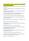 NJ DMV PERMIT LATEST 2026 PRACTICE TEST QUESTIONS AND ANSWERS GRADED A&period;pdf