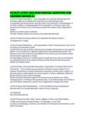NC BLET LATEST 2026 EXAM MANUAL QUESTIONS AND ANSWERS GRADED A&period;pdf