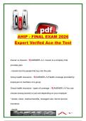 AHIP EXAM COMPLETE PACKAGE DEAL