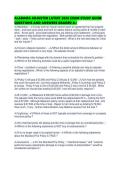 ALABAMA ADJUSTER LATEST 2026 EXAM STUDY GUIDE QUESTIONS AND ANSWERS GRADED A&period;pdf