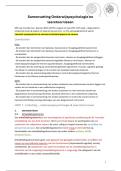 Samenvatting Onderwijspsychologie en leerstoornissen - 16&sol;20