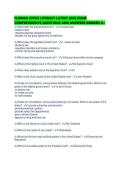 FLORIDA CIVICS LITERACY LATEST 2026 EXAM COMPREHENSIVE QUESTIONS AND ANSWERS