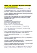 ARGUS LATEST 2026 CORE EXAM MANUAL QUESTIONS AND ANSWERS GRADED A&period;pdf