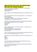 ARGUS CERTIFICATION LATEST 2026 PRACTICE EXAM QUESTIONS AND ANSWERS GRADED A&period;pd