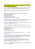 ARGUS CERTIFICATION LATEST 2026 EXAMS 2 QUESTIONS AND ANSWERS GRADED A&period;pdf