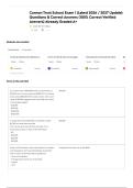 Cannon Trust School Exam I &lpar;Latest 2026 &sol; 2027 Update&rpar; Questions & Correct Answers &lpar;100&percnt; Correct Verified Answers&rpar; Already Graded A&plus;