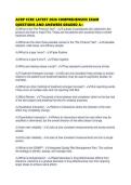 ACRP CCRC LATEST 2026 COMPREHENSIVE EXAM QUESTIONS AND ANSWERS GRADED A&period;pd